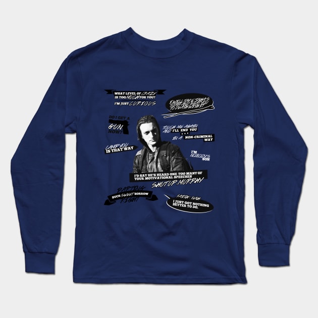 John Murphy + quotes Long Sleeve T-Shirt by coraliehz